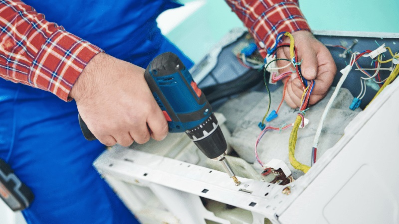 Akhisar Goodman Goodman çamaşır makinesi kart tamiri – Su almama arızası orijinal parça ile giderildi. - Teknik servis örneği