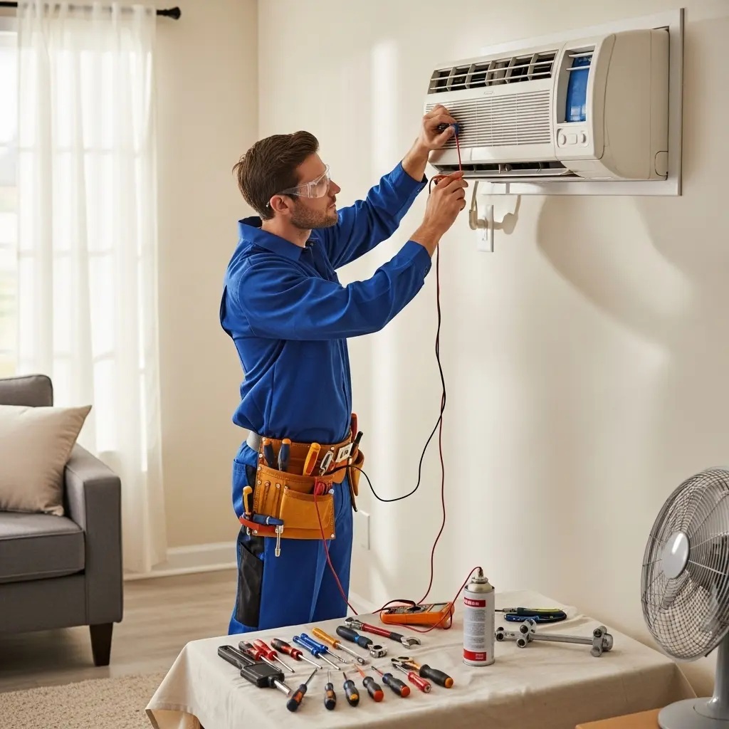 Akhisar Goodman Goodman klima gaz dolumu ve bakım – Enerji verimliliği artırıldı. - Teknik servis örneği